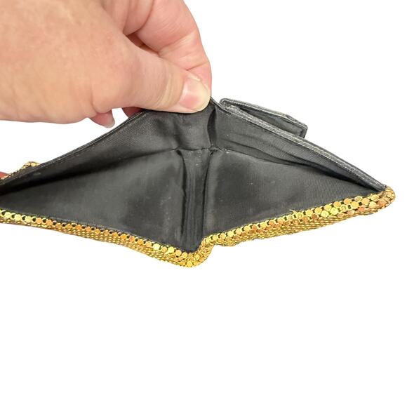 Vintage Y&S Original Gold Chainmail Mesh Purse & Wallet - Picture 4 of 10